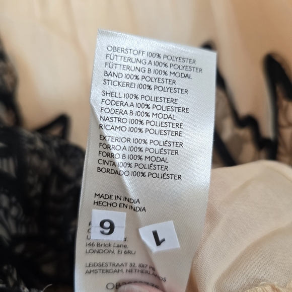 NWT Anthropologie Maeve Sleeveless V-Neck Lace Fit N Flare Mini Dress 8 - Picture 9 of 11